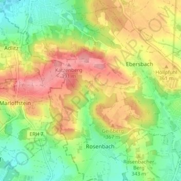 Wellucken topographic map, elevation, terrain