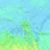 Groningen topographic map, elevation, terrain