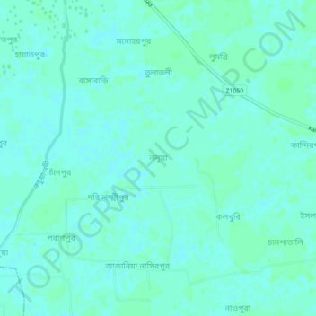 Nalua topographic map, elevation, terrain