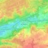 Venekoten topographic map, elevation, terrain