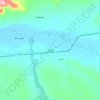 Luizi topographic map, elevation, terrain