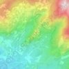 Trevejo topographic map, elevation, terrain