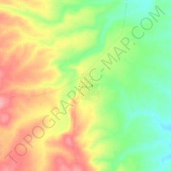 Faisaleh topographic map, elevation, terrain