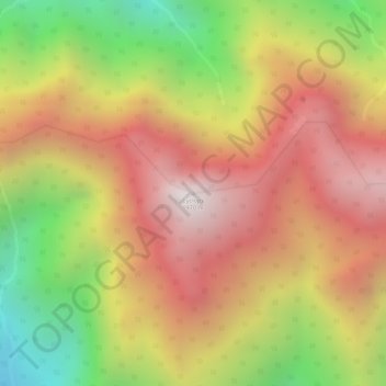 Cyclops Mountain topographic map, elevation, terrain
