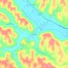 Stringtown topographic map, elevation, terrain