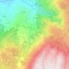Azeveda topographic map, elevation, terrain