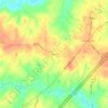 Warfield topographic map, elevation, terrain