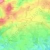 Aubigné topographic map, elevation, terrain