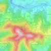Monte Rosato topographic map, elevation, terrain