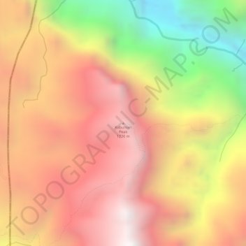 Kabunian Peak topographic map, elevation, terrain