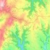 Lusquière topographic map, elevation, terrain