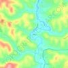 Linden topographic map, elevation, terrain