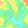 Le Roz topographic map, elevation, terrain