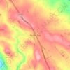 Parsley Hay topographic map, elevation, terrain