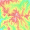 Izingolweni topographic map, elevation, terrain