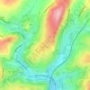 Lark Hill topographic map, elevation, terrain