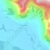 Langosto topographic map, elevation, terrain
