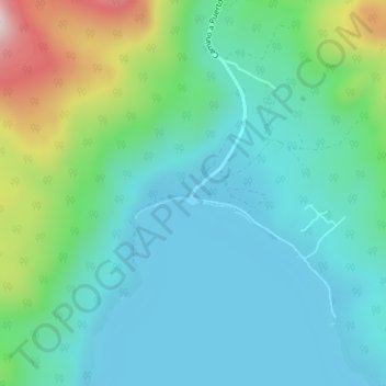 Puerto Patriada topographic map, elevation, terrain