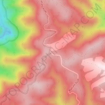 Kellys topographic map, elevation, terrain