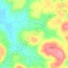 Coxilha Rica topographic map, elevation, terrain