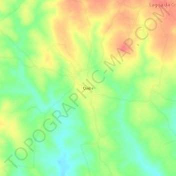 Quiba topographic map, elevation, terrain