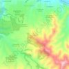 Comunidad Los Peumos topographic map, elevation, terrain