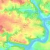 Saint-Cornély topographic map, elevation, terrain
