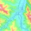 Bora topographic map, elevation, terrain