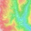 Rouças topographic map, elevation, terrain