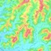 Renai topographic map, elevation, terrain