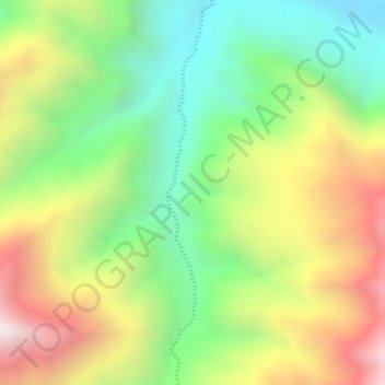 Astamba topographic map, elevation, terrain