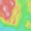 Cape Range topographic map, elevation, terrain