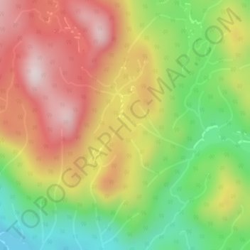 Cape Range topographic map, elevation, terrain