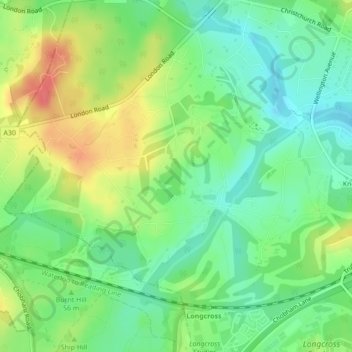 Wentworth topographic map, elevation, terrain