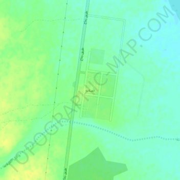 Al Ghaylanah topographic map, elevation, terrain