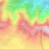 Punta Quaira di Sennes topographic map, elevation, terrain