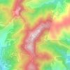 Thandiani topographic map, elevation, terrain