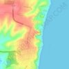 Castelo da Princesa topographic map, elevation, terrain