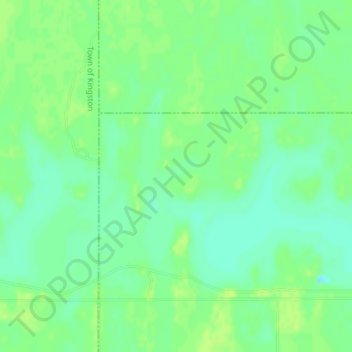 Necedah National Wildlife Refuge topographic map, elevation, terrain