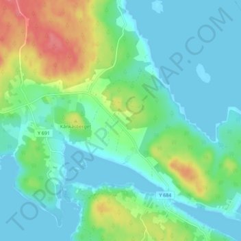 Ava topographic map, elevation, terrain