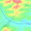 Brandside Corner topographic map, elevation, terrain