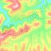 Al Hara topographic map, elevation, terrain