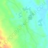 Bete topographic map, elevation, terrain