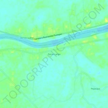 Torno Largo topographic map, elevation, terrain