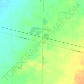 Juniata topographic map, elevation, terrain