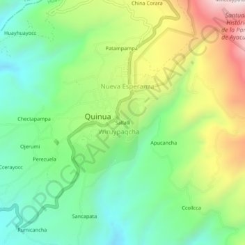 Sallalli topographic map, elevation, terrain