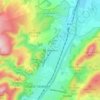 All Stretton topographic map, elevation, terrain