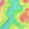 San Osvaldo topographic map, elevation, terrain