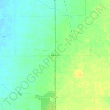Falmouth topographic map, elevation, terrain