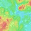 Fragg topographic map, elevation, terrain